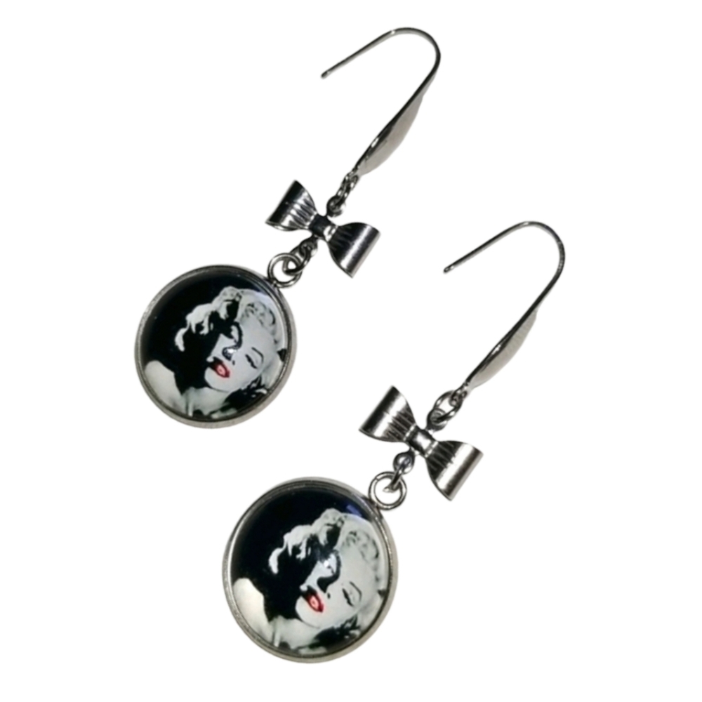Handcrafted Marilyn Monroe Earrings